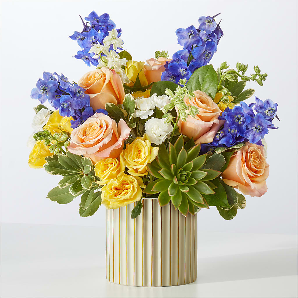 Cobalt Reverie Bouquet – CASEY'S FLORIST, Princeton NC