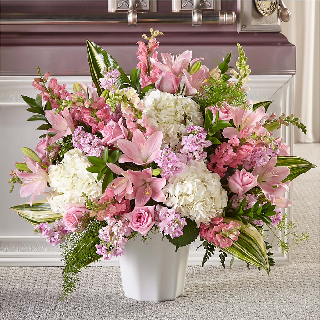 Simply Serene Floor Basket – CASEY'S FLORIST, Princeton NC