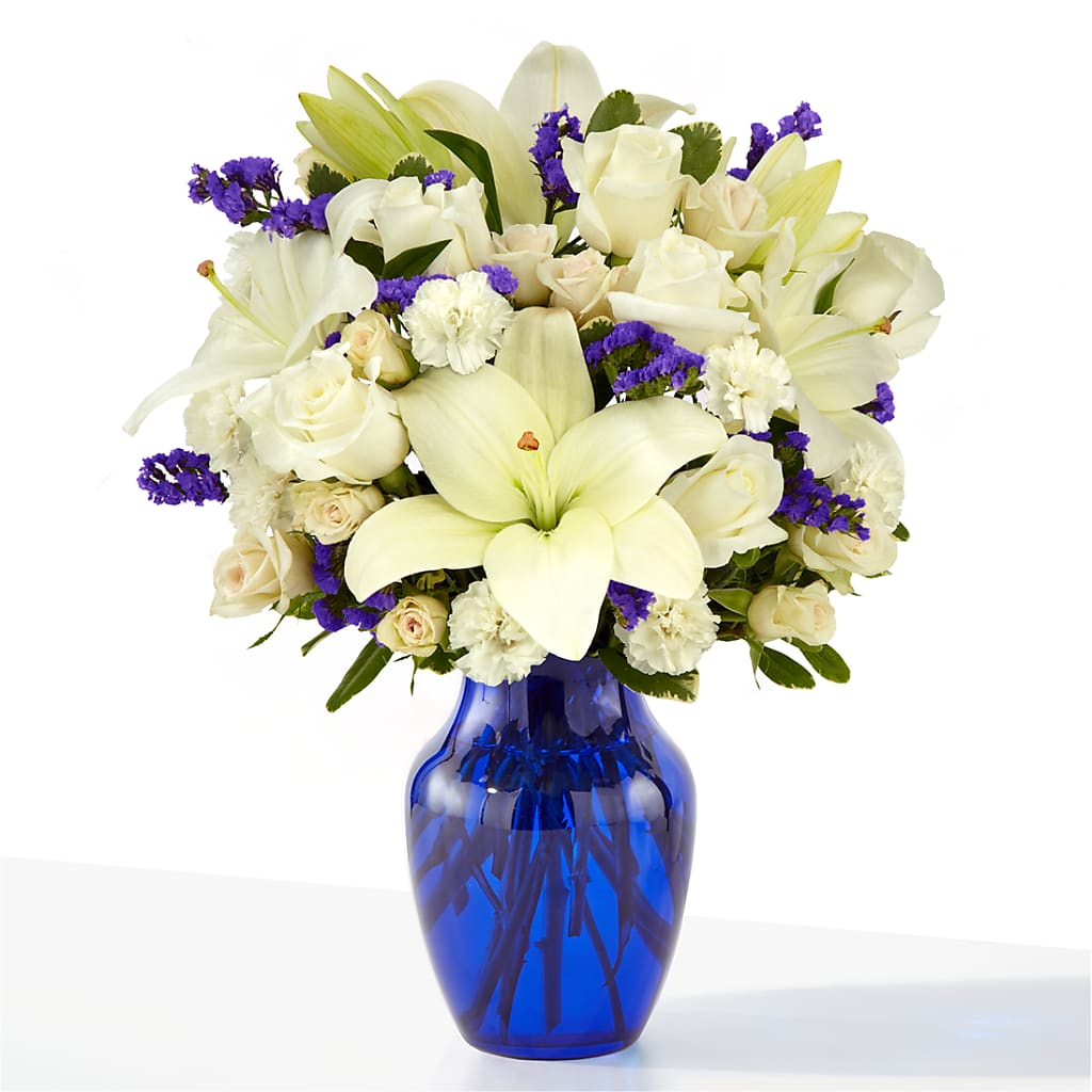 Sapphire Rush Bouquet – CASEY'S FLORIST, Princeton NC